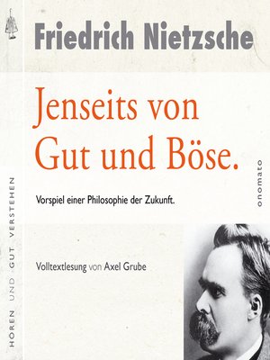 cover image of Jenseits von Gut und Böse. Vorspiel einer Philosophie der Zukunft